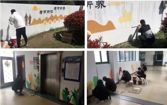南京藝之行畫室&江寧區(qū)湯山街道開展“情系雷鋒月，愛繪敬老院”學(xué)雷鋒活動！圖二